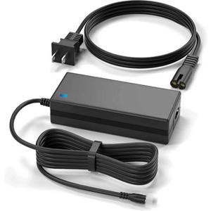 AC Adapter Replacement for ASUS AiMesh AC2900 WiFi System RT-AC86U Gaming Router, Barrel Connector, Type A Plug, Black