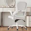 TRALT Office Chair - Ergonomic Office Chair with Back Support, Home Office Desk Chairs, Comfy Desk Chair, Computer Chair, 330lbs Wide Seat Big and Tall Office Chairs for Gamers(White), 25in X 23in X 50in