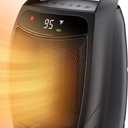 GiveBest Space Heater, 1500W Electric Portable Heaters for Indoor Use, 4 Mode, Timer, ECO Mode, PTC Ceramic Fast Safety Heat for Bedroom Office Home