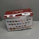 Homemate Heated Blanket Electric Throw - 50"x60" Heating Blanket Throw 1/2/4/6/8 Hours Auto-Off 10 Heat Level Over-Heat Protection Flannel Sherpa ETL Certification (05 - Purple)