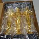 10'' Gold Award Trophy, 6 Pack Plastic Gold Award Trophies Oscar Trophy for-Award Ceremony,Celebration Competition,Events, Sports, Party Decorations,Ceremony and Appreciation Gift