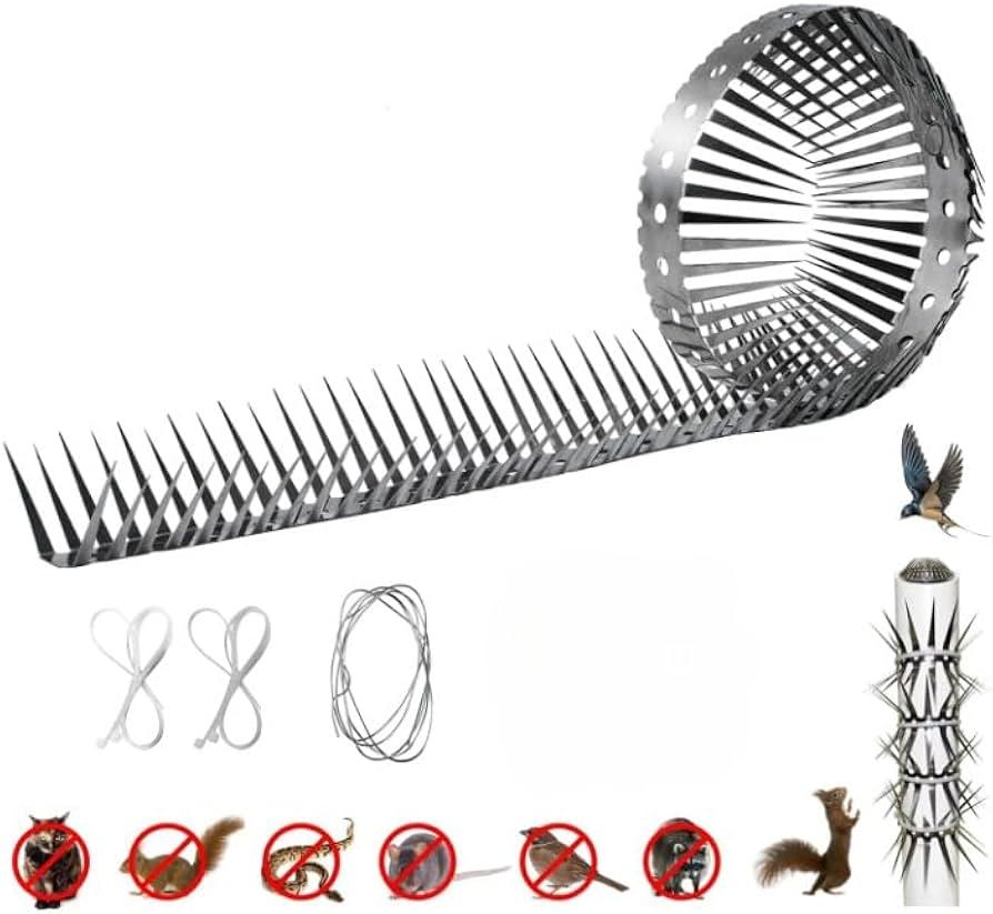 Comastbo Raccoon / Squirrel Repellent Spikes 10 feet