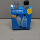 sodastream - Carbonating Bottles | Store even more fizzy drink favorites in your fridge | Dishwasher Safe | Slim Design: Fits in most car cup holders | 34 Fl Oz | Pack of 2 | Black