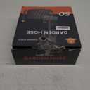 Giraffe Tools Garden Hose 50FT 1/2 Lightweight Flexible Water Hoses Burst 600 psi with 9 Spray Function Nozzle Heavy Duty Hose