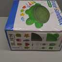 Turtle Sandbox with Lid & Beach Toys Set, 38" Kids Sandbox for Toddlers 3-8, Indoor Outdoor Sensory Play Sand Box with Cover, Summer Gift for Ages 3-8