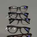 5 Pack Reading Glasses For Women,Blue Light Blocking Computer Reader Spring Hinge Eyeglasses, +2.0