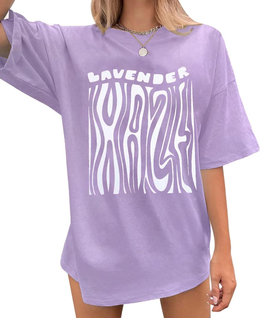 A Lot Going On at The Moment T Shirt Oversized Country Music Concert for Women Loose Nashville Music Lover Shirts, S