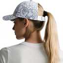 FEINION Women Ponytail Baseball Cap Outdoor Girls Messy Bun Hat for Daily Wear Cooling for Running Golf Sports