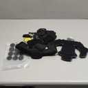 Combat Helmet Liner System Padding Kit and Chin Strap Adjustable Dial Suspension System with Bolts and Screws for Tactical Fast Mich Wendy Helmet (Black)