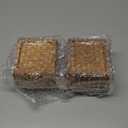 Lufia Wood Bed Risers 2 Inch, Premium Pine Furniture Risers - Sturdy, Stylish and Space Saving 2" Bed Lift for Sofa, Desk and More - 4-Pack (Brown Wood, 2 Inch)