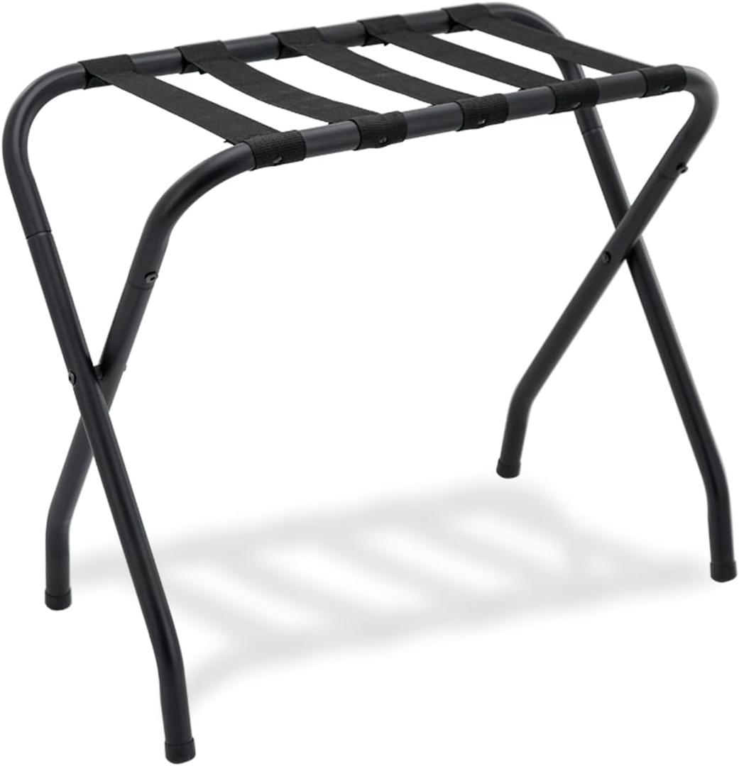 Metal Luggage Racks, Suitcase Holders for Guest Room, Suitcase Rack for Bedroom, Heavy Duty Luggage Rack for Home Bedroom Hotel, 27.2 x 14 x 22.6 Inches