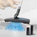 Upgraded Hardwood Floor Attachment with Horse Hair Soft Bristles & Flexible Brush Head for Vacuum Cleaners Using 1 '' (1.25inch) (32mm) Accessories - Work on Low Carpet & Wood/Bare/Tile/Hard Floors