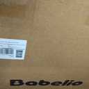 Babelio 36" Tall Baby Gate, 26-40" Wide Auto Close Pet Gate, PressGuard C5 Pressure Mounted Metal Dog Gate, Easy-Install No Drilling, No Tools Needed, with Wall Protectors and Extension Kits, Black