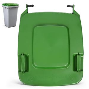 Luxshiny Trash can Replacement Lid Large Plastic Garbage can Lid for Waste Bin for Outdoor Trash can Recycling and Refuse