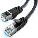 Ximeges Cat 6 Ethernet Cable, 3FT/6FT/10FT/15FT/20FT/30FT/50FT/100FT Flat High Speed Internet & Network Cable, RJ45 Connectors,Professional LAN Cable,Shielded for Indoor & Outdoor Use (3FT-CAT6)
