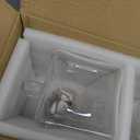 2 Pack 1 Gallon Square Glass Pitcher with Lid and Spout, Borosilicate Glass Carafe for Hot/Cold Drink, Water Pitchers with Handle for Fridge, Extra Large Jug for Iced Tea, Coffee, Juice, Beverage