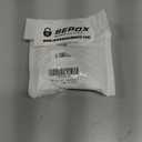 SEPOX 2 Pack Padlocks with Keys Heavy Duty Outdoor Weatherproof Padlock Set 1 9/16 Inch Solid Steel Locks Keyed Alike for Gate Fence Toolbox Gym Locker Storage Shed, Black Coated with Same Key