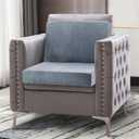 Chunlei Foam Recliner Chair Cushions Wheelchair Cushions, Non-Slip 4" Thick Supportive Lumbar Support Pillow for Elderly Supportive Seat Cushion with Lumbar Pillow; 20x20x4+12.8" Backrest Height,Gray 