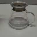 Hiware 600ml Coffee Server, Standard Glass Coffee Carafe, Coffee Pot, Clear