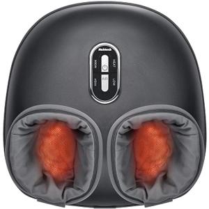 Nekteck Shiatsu Foot Massager with Heat [2026 Upgraded], Valentines Day Gifts for Him Her Relaxation Tools, FSA Eligible Deep Kneading Therapy Air Compression, HSA Feet Massage for Plantar Fasciitis (Regular, Gray)