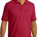 Clothe Co. Men's Big and Tall Polo Shirt, Men's Tall Polo Short Sleeve Performance Cotton Blend XX-Large Tall