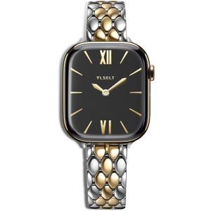 Stainless Steel Designer Band Compatible with Apple Watch for Women 38/40/41/42/44/45/46/49mm, Fancy Dressy Metal Strap for iWatch Series 11 10 9 8 7 6 5 4 3 SE Ultra 3 2 1