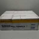 AmazonCommercial 2-Ply Soft, Absorbent Centerpull Paper Towels Compatible with Universal Dispensers, FSC Certified, 7.6 x 9 in, 6 Rolls, 600 Towels per Roll