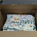 Travan 3-Piece Quilt Set Quilted Bedspread Lightweight Coverlet Set Garden Style Floral Printed Oversized Quilted Bedding Set with Shams for All Season, Exquisite, Queen Size | Quilted Bedspread