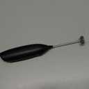 Milk Frother Handheld Battery, Electric Foam Maker Frother Wand, Drink Mixer with Stainless Steel Whisk for Coffee, Matcha, Lattes, Cappuccino Black