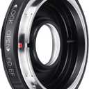 K&F Concept Pro Lens Mount Adapter Compatible for Canon FD FL 35mm SLR Lens to Canon EOS (EF, EF-S) Camera, Compatible with Canon 1D, 1DS, Mark II, III, IV, Digital Rebel T5i, T4i, T3i, T3