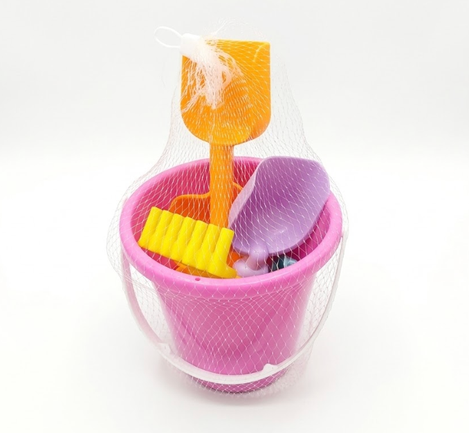Pink Sand Bucket - Toys - Active Play - Beach Toys