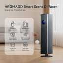 Aromadd 1500ml Scent Air Machine for Home, 4000 sq. ft Coverage Waterless Diffuser Essential Oil Diffuser Hotel Scent Diffuser Cold Air Nebulizer for Large Room Hotel Office (Titanium Gray)