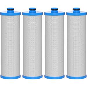 KW1 RV Water Filter 2.5 x 10" Compatible with RCS/FR1 Housing Replaces KW1 and FRE-10-BN Filtration Systems, 4-Pack