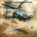 SYMA RC Helicopters, S51H Remote Control Helicopter 2.4GHz Military Army Toys for Boys Girls Kids with Altitude Hold, One Key Take Off/Landing, LED Light, Low Battery Reminder