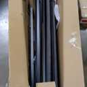 YITAHOME Queen Bed Frame with Storage Headboard, Upholstered Platform Bed Frame with LED Lights & Charging Station, No Box Spring Required, Easy Assembly, Grey