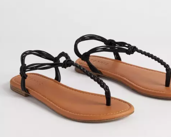 Braided T Strap Sandal SM New York 9