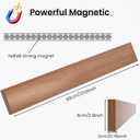 THMINS Magnetic Wood Knife Bar Holder Strips,24 Inch Magnetic Knife Holder