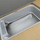 Stainless Steel Sifting Litter Box for Pine Pellets, XL Odor Free | Stainless Steel Litter Box with Lid,Large CapacityAnti-Leakage, Easy Cleaning, Less Tracking, for Multi-Cat & Big cats