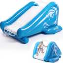 EKEPE Inflatable Water Slide for Pool, Heavy Duty Pool Slide with Water Sprayer for Kids Family Summer Play, Durable Blow Up Backyard Water Slide for Parties, In-ground or Above Ground Pools - Blue