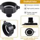 3 x 275-330 IBC Tote Hose Adapter, Food Grade IBC Drain Adapter,Water Hose Male Adapter for Garden Hose,2" coarse Thread X 3/4" Garden Hose