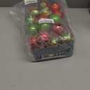 RoseCraft 30PCS Christmas Ornaments Set, 60MM/2.36" Red Green White Christmas Balls, Shatterproof Plastic Xmas Decorations for Christmas Tree Hanging Holiday Party Decor