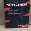 Fit Geno Posture Corrector for Women Invisilite: Invisible Lightweight Back Brace for Neck Shoulder Upper Back Pain Relief - Improve Posture Correct Hunchback Slouching Under Clothes XX-Large