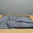 Bedsure Oversized Queen Comforter Set, Dark Grey Soft Prewashed Bedding for All Seasons, 3 Pieces GentleSoft Bed Set, 1 Lightweight Comforter (98"x98") and 2 Pillowcases (20"x26")