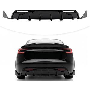 Rear Bumper Diffuser Compatible with 2024-2026 Tesla Model 3