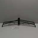 27.6 inch Large Christmas Tree Stand for Artificial Trees, Folding Christmas Tree Base for 3 Ft to 7.5 Ft Artificial Trees, Fits 0.5-1.22 Inch Tree Pole,(Green)