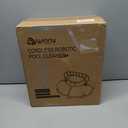 Cordless Robotic Pool Cleaner,Powerful Suction & Dual-Layer Filtration Automatic Vacuum for Above-Ground Pools up to 645 Sq. Ft, Portable, Self-Parking