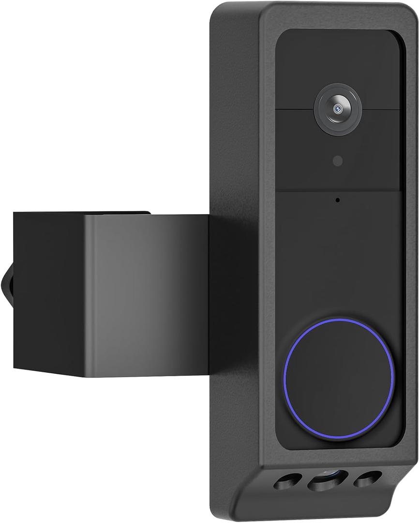 Anti-Theft Video Doorbell Mount for Wyze Duo Cam Doorbell Only, No-Drill Doorbell Camera Mount for Wyze DoorBell Camera, Apartment Door Camera Mount for Home Rentals Room