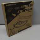 Chicken Shredder Large Chicken Breast Shredder Tool Twist with Brush&Fork, Visible Meat Shredder Machine, Anti-Slip Strip, Ergonomic Handle, BPA Free, Suitable for Pork Beef Chicken(Orange)