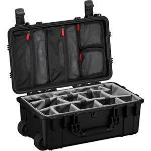 Condition 1 22" Large Rolling Lockable Hard Storage Case, Model 300, Black