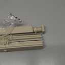 LazBlinds No Drill 1" Vinyl Mini Blinds, 33 1/2" W x 64" H, Desert Sand